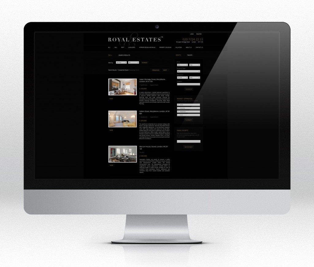 Royal Estates Web2
